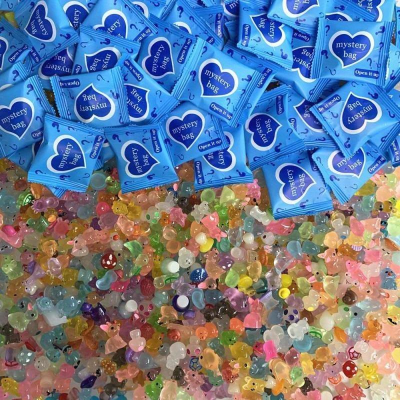 20pcs/setMini Luminous Animal Resin Model,  Glow in The Dark Miniature Resin Model, DIY Craft for Home Decor, Birthday Party Gift, Ornaments