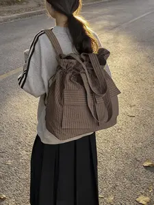 Korean Simple Nylon Shoulder Tote Bag, Crossbody Tote Bag, Ultra Large Capacity Lightweight Commuter Bag, Casual Handbag for Women, All Seasons