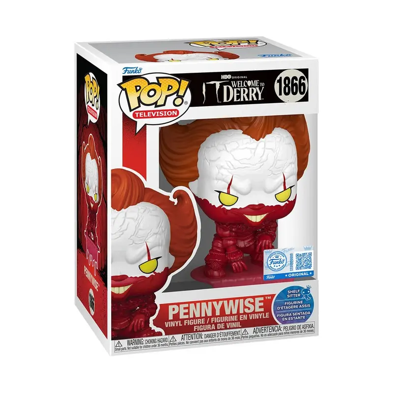 Funko Pop! It: Welcome to Derry - Pennywise Bloody (Shelf Sitter) #1866