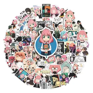 65Pcs Spy x Family Anime Stickers Pack, Waterproof Kawaii Manga Vinyl Decals for Laptop Water Bottle Journal Scrapbook, Cute Gifts for Anime Fans