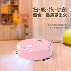 4-in-1 Smart Robot Vacuum Cleaner - USB Charging, Sweeping, Vacuuming, Mopping, Sterilizing - Household Floor Care Carpet Sweeper