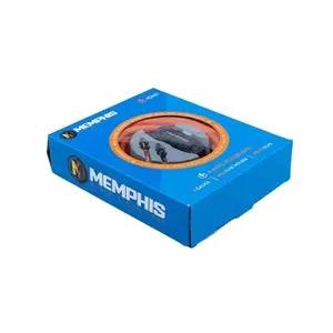 Memphis Audio 4 Gauge 100% Pure OFC Amplifier Wiring Kit for High-Performance Audio Systems with RCA Connectors