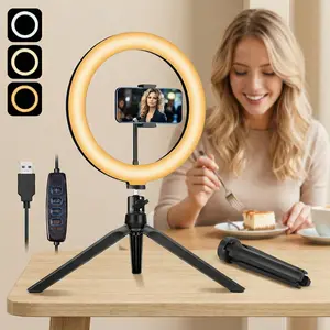 12" LED Ring Fill Light Kit with Tripod & Phone Holder - 3 Adjustable Light Modes & Dimmable Brightness for Professional Makeup, Video Recording, Photography, Selfies, and Live Streaming#SummerWins#Fathersdaygift