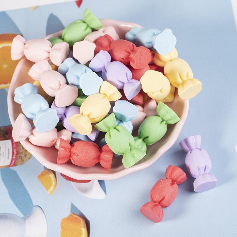 5pcs Craft Additions Resin Additions Simulation Three-Dimensional Candy Macaron Color Cream Glue Mobile Phone Case Decoration, Blind Box Toy