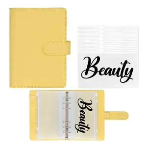 Yellow Leather Budget Binder - A6