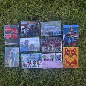 Custom 10 Photo Magnets size 2.5 x 3.5 Keepsakes for Fridge, Birthdays, Stocking Stuffers, Pet, Travel Gifts, Photo Wedding Thank You Magnet