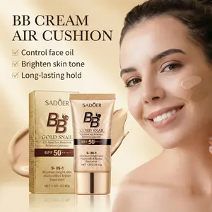40g Snail Sunscreen SPF 50+ BB Cream, Moisturizing Primer, Hydrating Sunscreen, Sunscreen Foundation, Face Makeup Primer