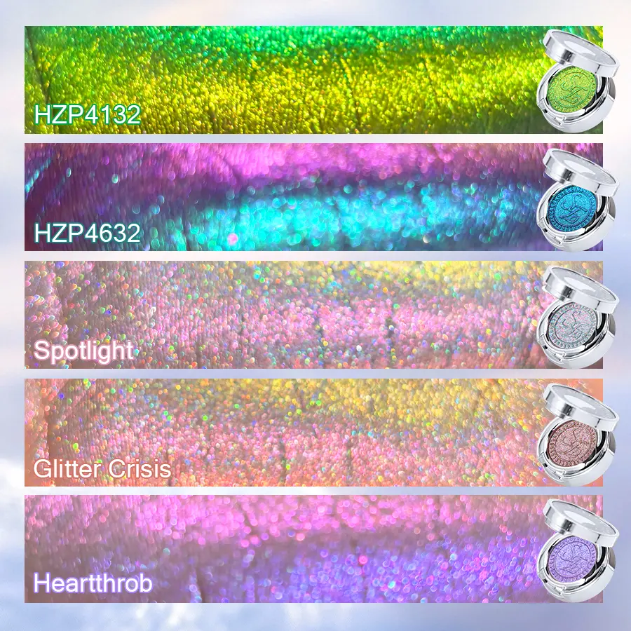 SE SHEENEFFECT Multichrome Eyeshadow Highlighter, Color Shifting Cosmetic with a Shimmery Finish for a Bold Face Look and Divine Glow