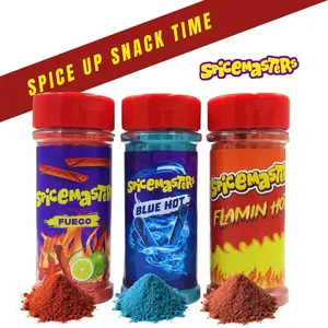 SPICEMASTERS HEAT TRIO – Flamin’ Hot, Blue Hot & Fuego Edition Flavor Spicy powder Chilli Chili Taco spice