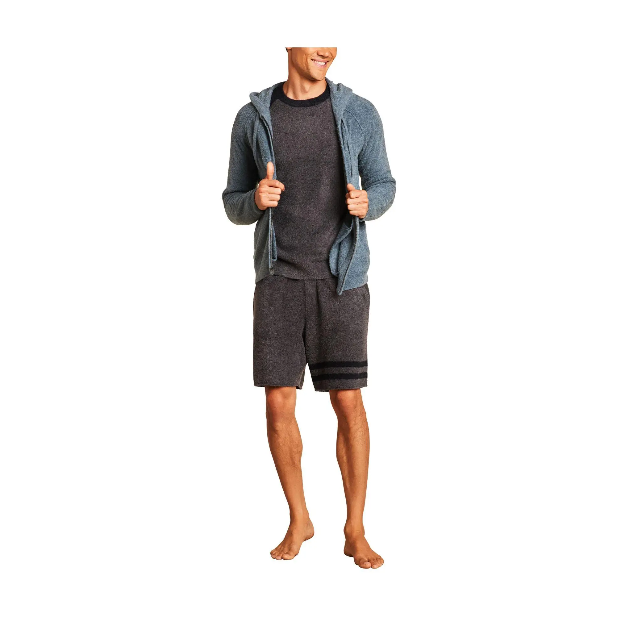 Barefoot Dreams CozyChic Lite Men's Zip Hoodie