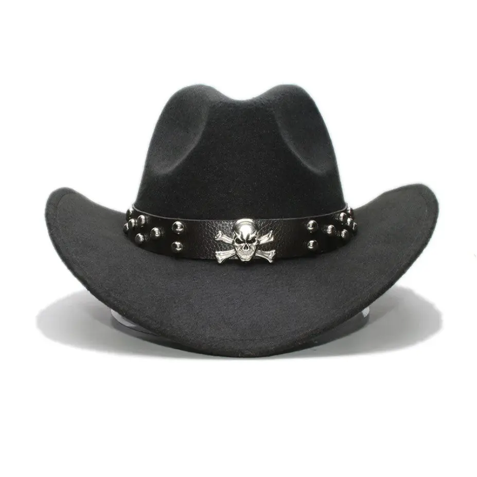 Skull & Crossbones Cowboy Hat