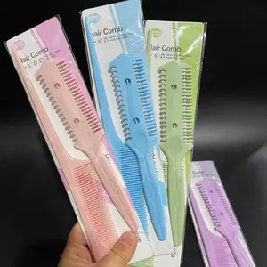 Point Tail Teasing Comb, Dual-height Tooth Hair Comb, Anti-static & High Temperature Resistant Styling Comb for Hair Sectioning and Backcombing