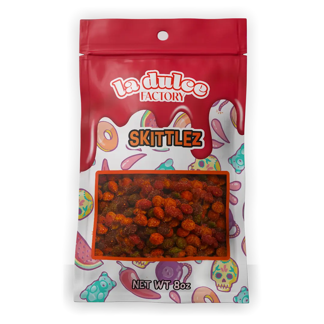 Chamoy Skittlez - Spicy Mexican Chamoy Candy, 8 oz. - Snack, Sweet