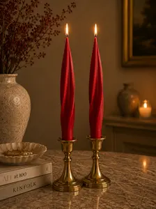 Spiral Taper Candle