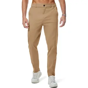2026 Men's Chino Pants Casual Elastic Waist Tapered Golf Trousersjeans for men pants for men