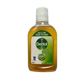 Dettol Antiseptic Disinfectant 100% Safe for Household Use - Effective Cleaning & Sanitizing Solution for Various Surfaces 250 ml