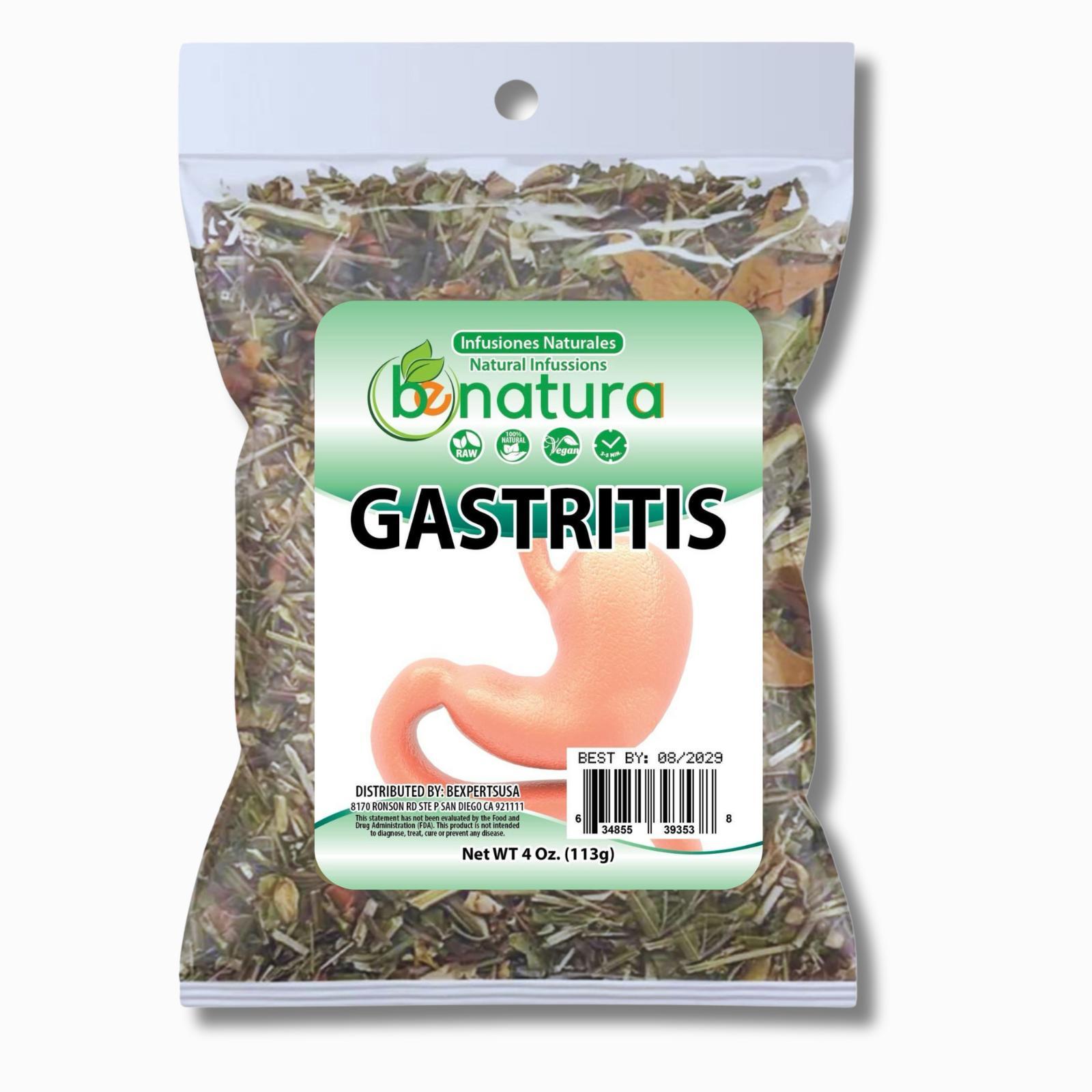 VIRAL Gastritis Natural Infusion Tea Bag 100% Natural Gluten Free Beverage for Heartburn, Dyspepsia, and Constipation Herbal