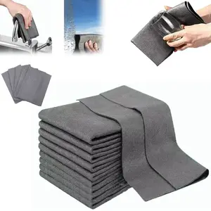 10-Pack Magic Premium Microfiber Cleaning Cloths – Reusable, Thickened & Streak-Free for Windows, Glass & Car