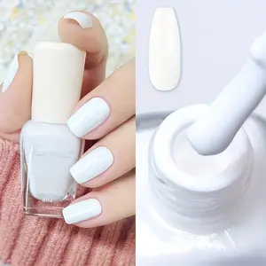 Water-Based Nail Polish, 8ML Bottle, No UV Lamp Needed, Easy Peel Off, Fast Drying, Long-Lasting Glossy Polish, Salon & DIY Use, Manicure, Nail Art, Nail Care, Ideal Gift