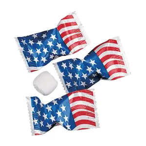 14 oz. Red, White & Blue USA Flag Buttermints - 108 Pc.