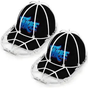 2-Pack Hat Washer Cage for Washing Machine,Baseball cap Washing Cage Hat Cleaner