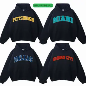 Vintage 90s ALL TEAM FOOTBALL Black Hoodie, Game Day Unisex Hoodie, Vintage Football Pullover, Gift For Fans, Custom Team N6