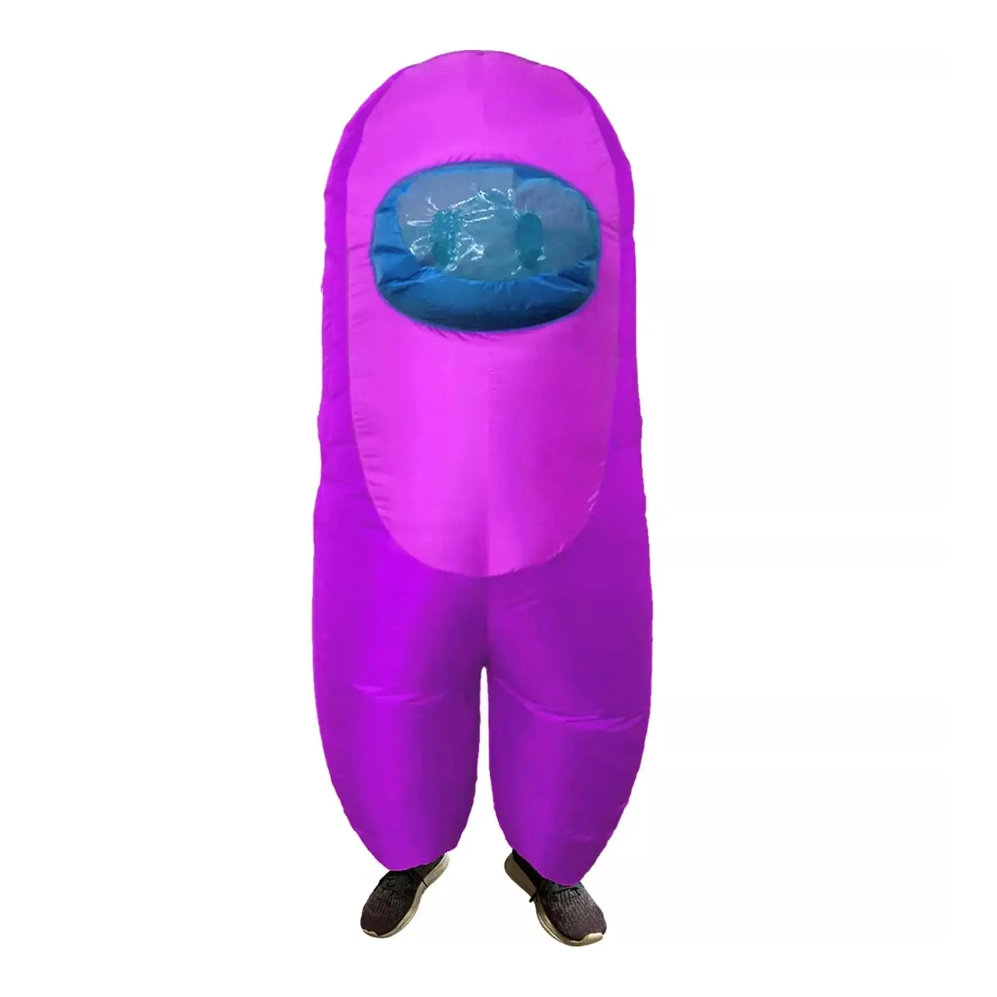 Menswear Purple Imposter Inflatable Jumpsuit, Adult Standard Size Halloween Costume, Clothes