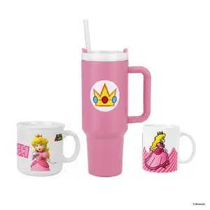 Princess Peach Premium Drinkware Bundle - Save $10
