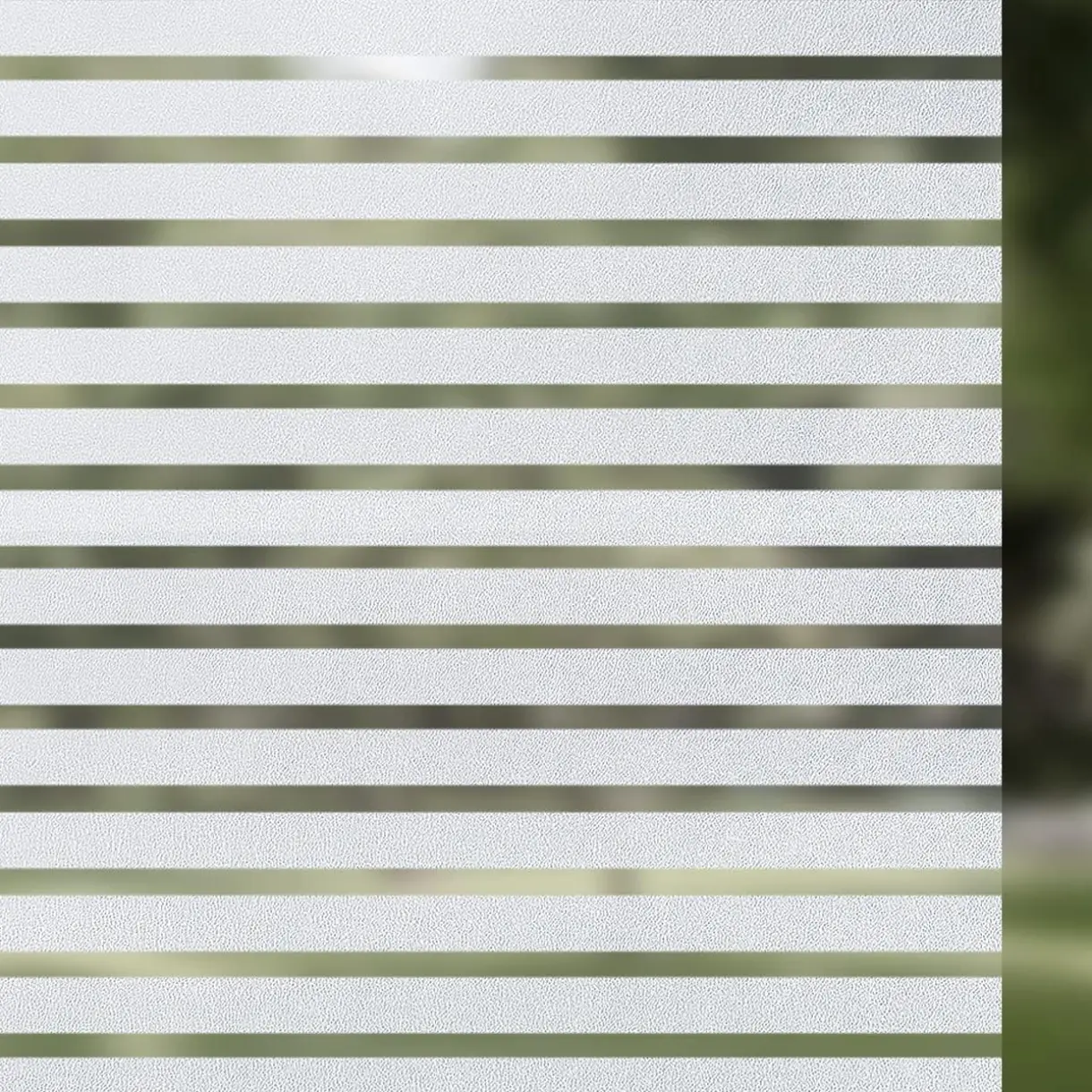 Window Films Privacy Frosted Stripe Window Film Blinds Windows Privacy Windows Glass Films for Meeting Room Home Office 17.4x78.7 inch(44.3x200cm