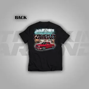 Silverado 2004 Tee - Casual T-Shirt with Graphic Print, Short Sleeve, Crewneck, Ideal for Men, Black