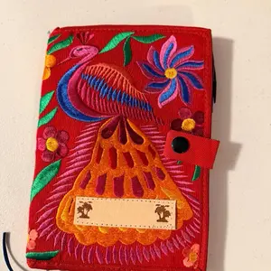 Embroidered notebook - librera bordada artesanal hecha en chiapas México