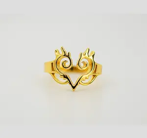 Heart Pirates Ring- heart ring- trafalgar law ring- onepiece jewelry- anime jewelry