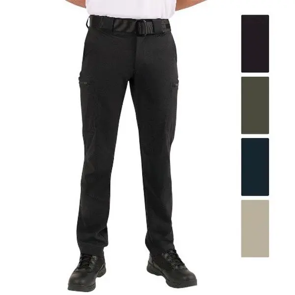 Rothco Men’s Edge Pants - Men’s Tactical Pant Water-Repellent Nylon Four-Way Stretch T.R.P. System Dual Zip Cargo Pockets Flex Waistband Durable Uniform Clothing Menswear Outdoor Clothes Badge Belt Trouser Zipper
