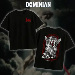 DOMINIAN Heckler & Koch Saint Michael T-Shirt/Hoodie Casual 100% Cotton, Army Military Menswear, Gun Shirt Tactical Gear, Veteran Shirt, Good Graphic Shirt, Made In USA.
