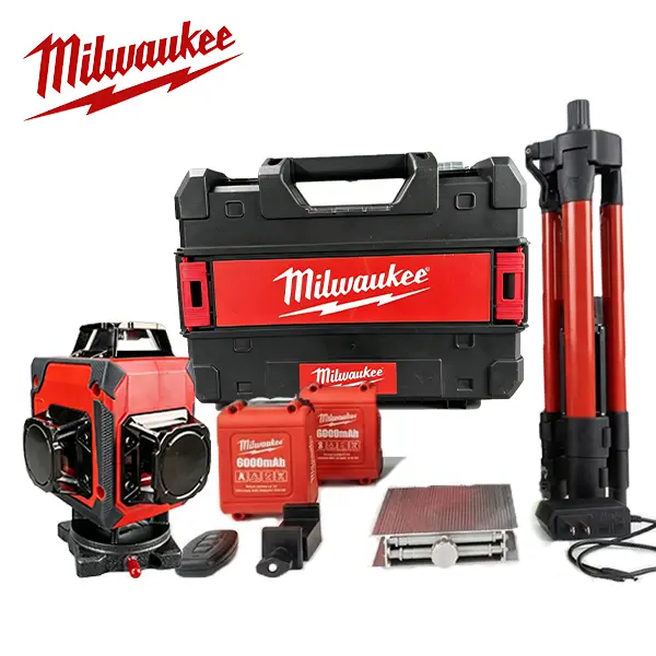 Milwaukee Professional Green Laser Level Multi Directional Laser Tool, Self Leveling 360° Beam Projection, Precision Layout Equipment For Industrial Repair, Mechanical Work, Construction And Remodeling Applications