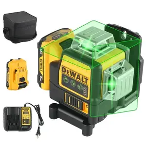 Dewalt 2025 089LG Degree Vertical 12V Lithium Battery 12 Lines Laser 360 Level Horizontal Green Meter Outdoor Tool Nivel Laser