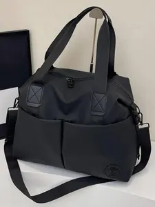 Large Capacity Travel Bag, Waterproof Lightweight Crossbody Bag, Zipper Closure Detachable Shoulder Bag, Multi-pocket Duffel Bag for Travel, Casual Sports Bag