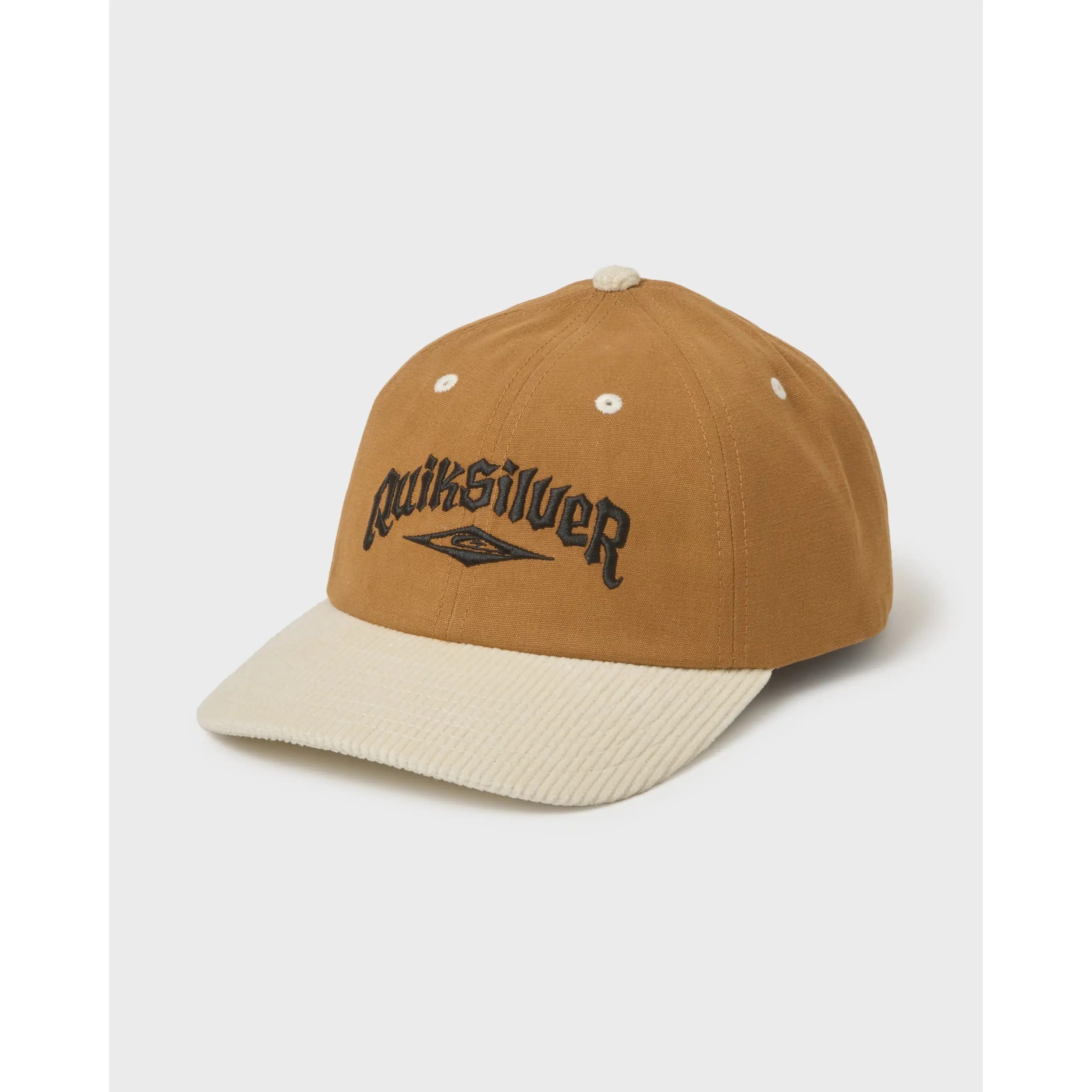 Quiksilver | Waveular Corduroy Snapback Hat | 100% Cotton & Corduroy & Snapback | Surf Beach Swim Outdoor Sun