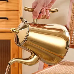 Stylish Stainless steel kettle teapot with filter