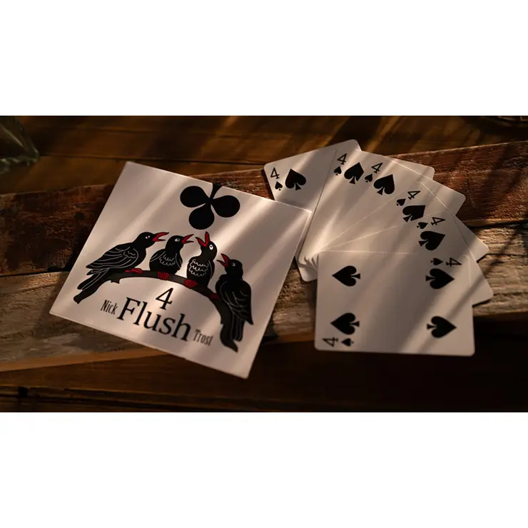 4 FLUSH Red Back by Nick Trost and Murphy's Magic - Trick