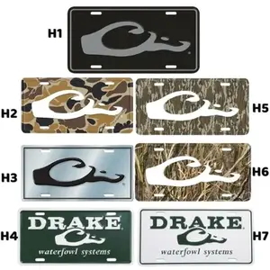 Drake Waterfowl Camo License Plate, Farm Life, Hunting Life, Collection License Plate