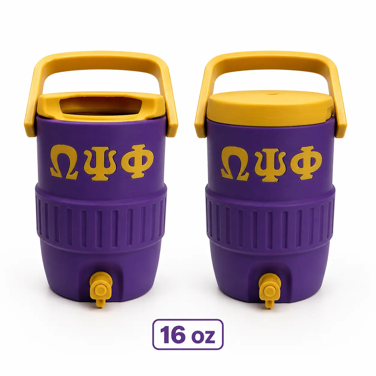 Omega Psi Phi Mini Cooler Can Holder 16oz