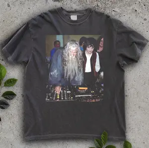 Gandalf DJ with Frodo Graphic T-shirt