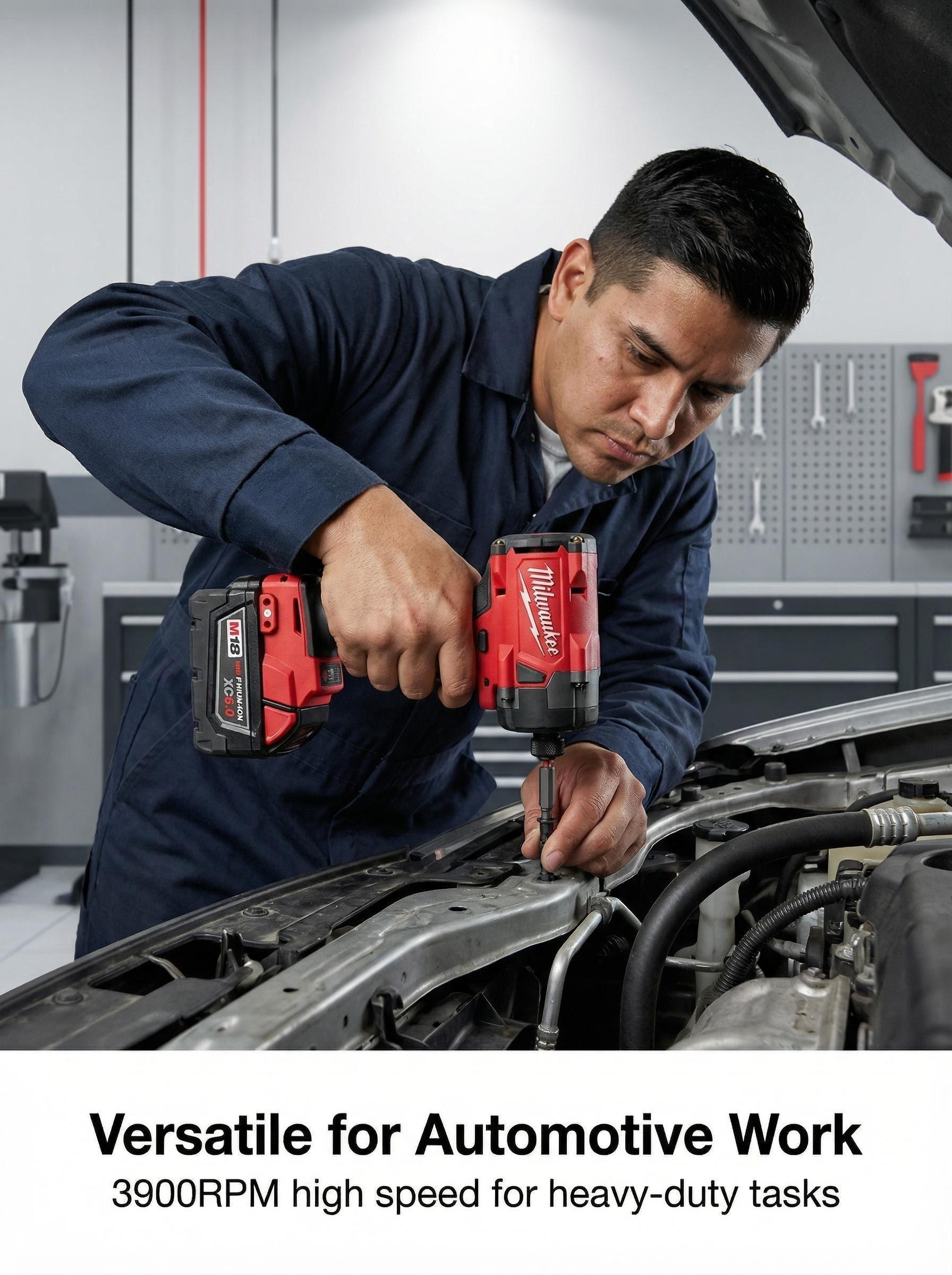 Milwaukee M18 FID3 18V Impact Driver – 1/4-inch Chuck, 300Nm Max Torque