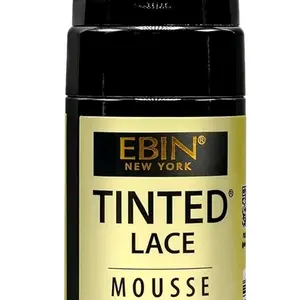 Ebin New York Tinted Lace Mousse Dark Brown Lightweight Foam 3.38 oz