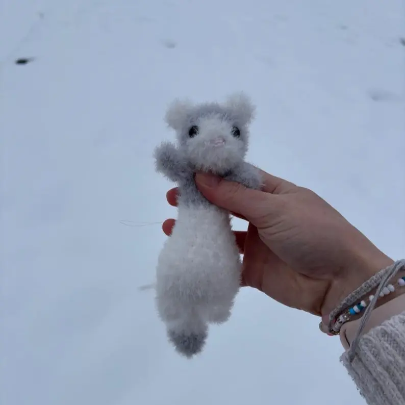 Crochet Ferret Plushie - Cute Handmade Crochet Plushie - Cute Crochet Crochet Ferret Plushie - Cute Handmade Crochet Plushie - Cute Crochet