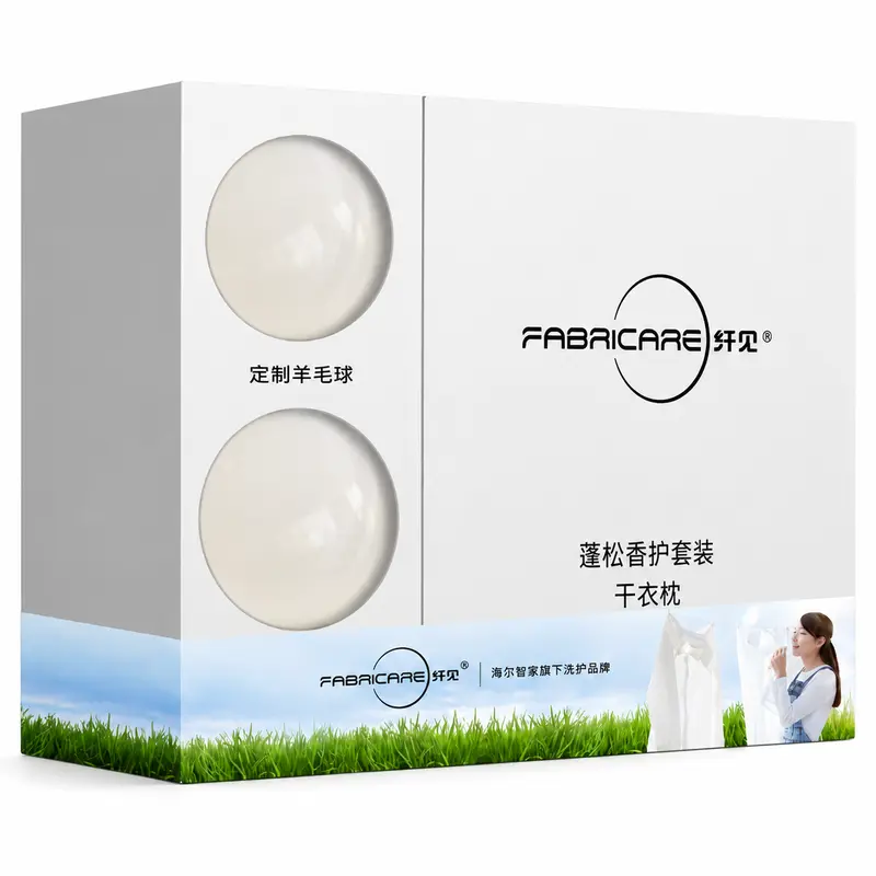 Reusable Wool Dryer Balls & Double-Layer Sheets Laundry Set, Home Supplies Cleaner - 2 Balls, 120 Sheets, Fresh Scent, Wrinkle Resistant, Compatible with All Dryers, Softens Clothes, Helps Reduce Static Cling, Safe for Everyday Laundry, Bedsheets