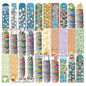30 Animal Bookmarks (Non-Repeating Series) - Simple, Artistic, Creative Paper Bookmarks, Small Cards, Book Decoration Cards, Reading Annotation Cards