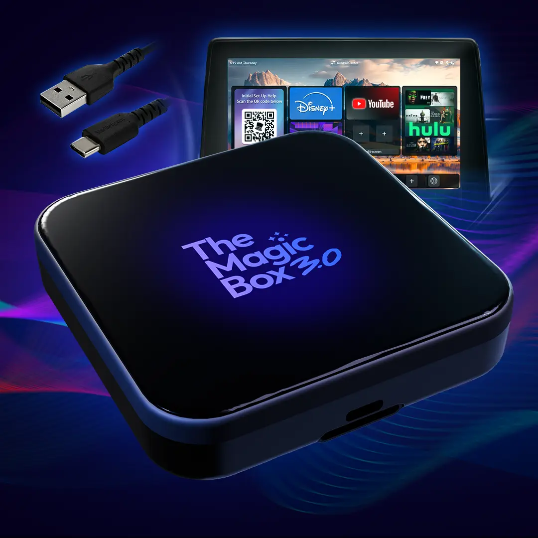 The Magic Box 3.0 (For Vehicles With Wireless CarPlay Only) - Stream any app in your car
