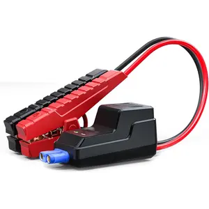 Portable Replacement Jumper Cable,10 Safety Protections 12V Car Booster Clamp Cable for X1,X3,X5,X7,V10,V10 Pro Jump Starter, Car Jump Start Battery Booster Cable